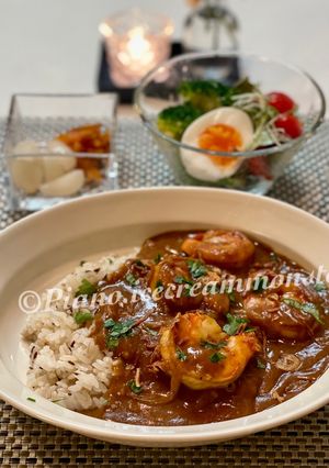 海老カレー（ジャワカレー使用）-レシピのメイン写真