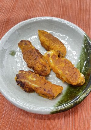 【カミカミ手づかみレシピ】カジキの衣焼き-レシピのメイン写真