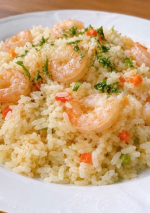 炊飯器で簡単エビピラフ-レシピのメイン写真