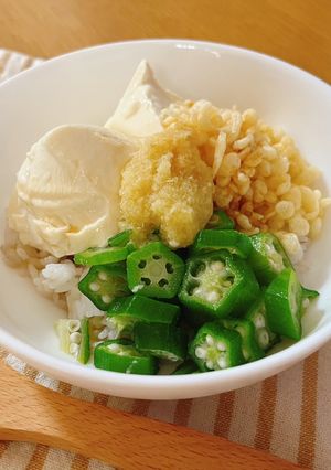 美味さにびっくり！夏バテに！即完成豆腐丼-レシピのメイン写真
