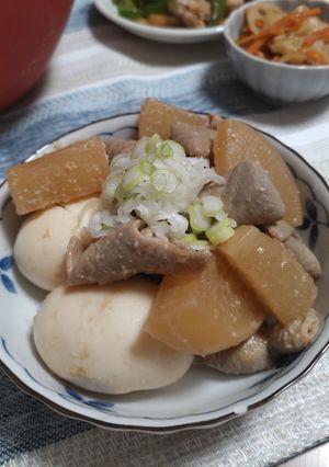 染み旨もつ煮（圧力鍋無し）今夜のおつまみ-レシピのメイン写真