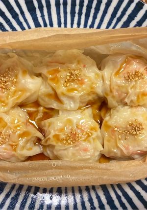 レンジで簡単 はんぺんとカニカマの節約シュウマイ-レシピのメイン写真