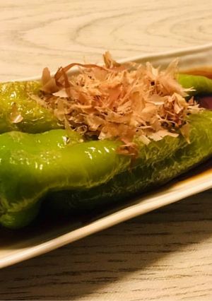 焼くだけ簡単！万願寺とうがらしのおひたし-レシピのメイン写真