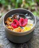 ▲山ごはん▲ささっと1分で梅鶏飯