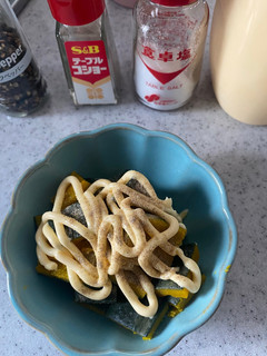 簡単すぎるカボチャの皮サラダ-レシピのメイン写真