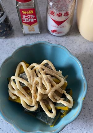簡単すぎるカボチャの皮サラダ-レシピのメイン写真