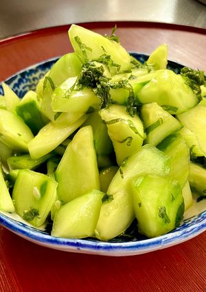 【さっぱり仕立て★しそワサビ浅漬け】-レシピのメイン写真
