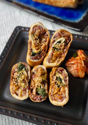 十三穀米のお揚げキンパ-レシピのメイン写真