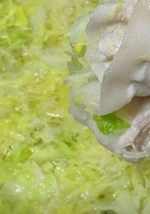 旬のワカメでキャベツ豚しゃぶ-レシピのメイン写真