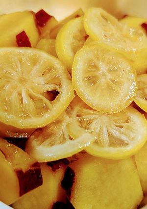さつまいもとレモンの蜂蜜煮-レシピのメイン写真