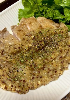 鶏肉のマスタードクリームがけ-レシピのメイン写真