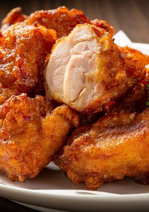 桔梗信玄黒蜜きな粉米粉鶏唐揚げ-レシピのメイン写真