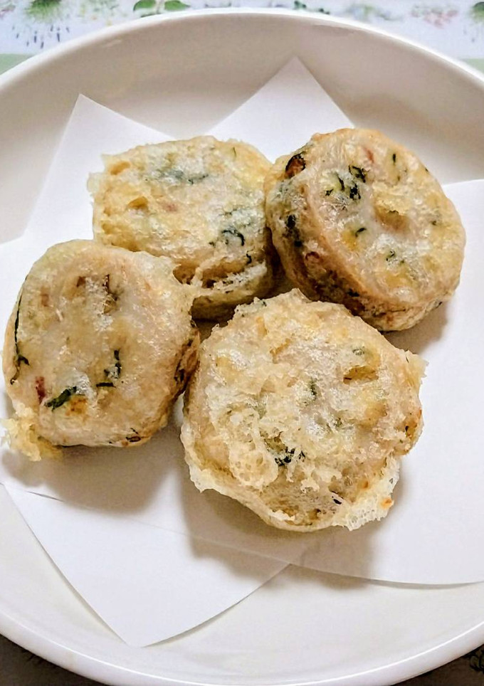梅干し入りはんぺんと蓮根のはさみ揚げ-レシピのメイン写真