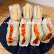 3色パプリカのサンドウィッチ