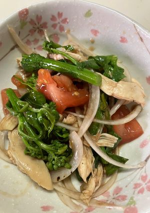 菜花と新玉ねぎのバルサミコマリネ-レシピのメイン写真