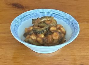 作り置き♡弁当♡ゴーヤと大豆の味噌炒め煮-レシピのメイン写真
