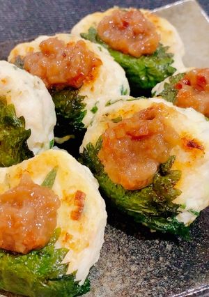 おつまみにぴったり！つくねの大葉巻き-レシピのメイン写真