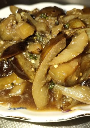 麺つゆだけ！アケビとナスの炒め物-レシピのメイン写真