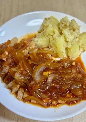 昔懐かしい母の味♪ポークチャップ-レシピのメイン写真