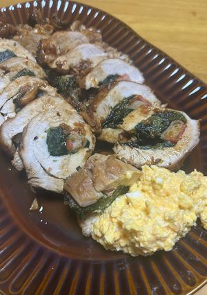 鶏ロールの照り焼きタルタル-レシピのメイン写真