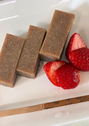 黒糖＆ほうじ茶香る　金時豆羊羹-レシピのメイン写真