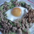 備蓄米でカフェ丼V93ツナ春キャベツ月見