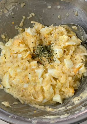 玉ねぎたっぷり卵サラダ-レシピのメイン写真