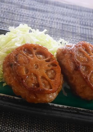 れんこんの甘辛つくね-レシピのメイン写真