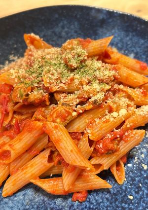 ワンパンで簡単！あさり缶とトマトのペンネ-レシピのメイン写真