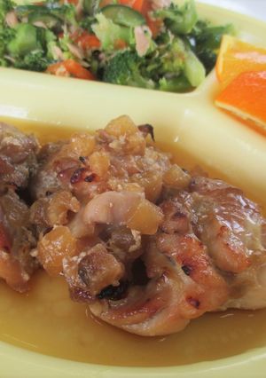 【保育所】鶏肉の洋風照り焼き-レシピのメイン写真