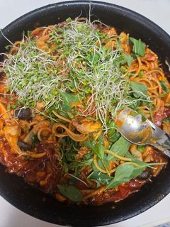 ワンパントマトパスタ-レシピのメイン写真