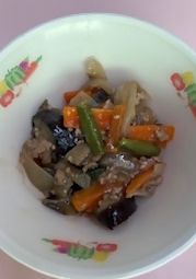 なすとひき肉の味噌炒め★宇都宮学校給食-レシピのメイン写真