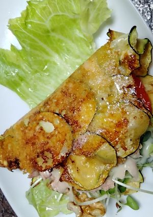 低糖質☆チーズ&ズッキーニの野菜サンド-レシピのメイン写真