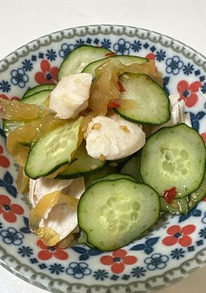 鶏ササミときゅうりの中華クラゲ和え-レシピのメイン写真