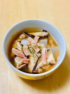 大根と干し椎茸とベーコン☆野菜だしスープ-レシピのメイン写真