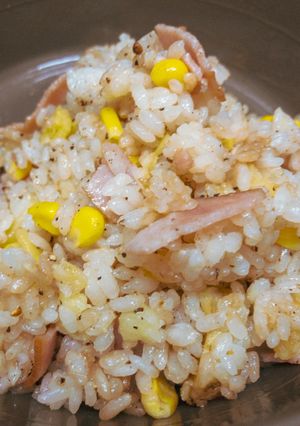 ポテトとハムのコーンピラフ風-レシピのメイン写真