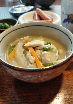 けんちん風豆腐と白菜の具だくさんスープ-レシピのメイン写真