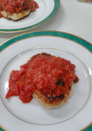 鶏むね肉とおからのハンバーグ-レシピのメイン写真
