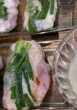 生春巻き焼き　ハム＆チーズ＆ニラ-レシピのメイン写真