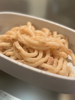 ツナマヨうどん-レシピのメイン写真