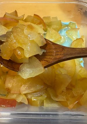 レンジでリンゴの甘煮🍎-レシピのメイン写真