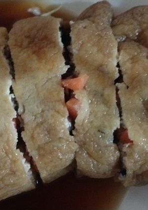 ひじき入り 油揚げの肉詰め-レシピのメイン写真