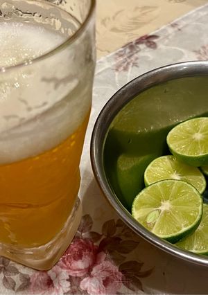 酢橘ビール-レシピのメイン写真