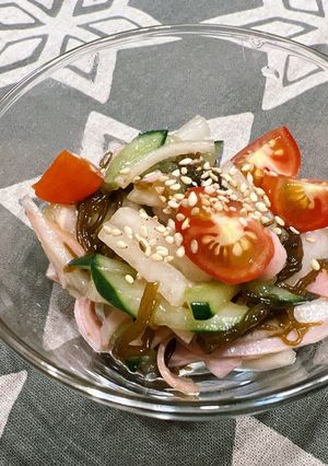 辛くない♪中華もずくサラダ-レシピのメイン写真