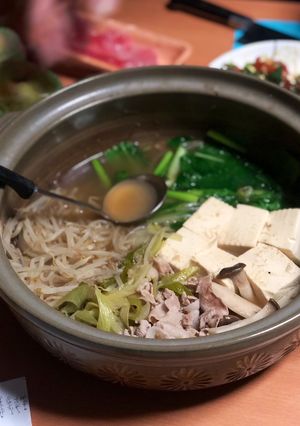 昆布茶で鍋-レシピのメイン写真