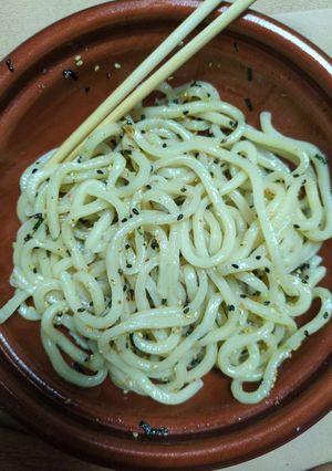 海苔ごま明太うどん-レシピのメイン写真
