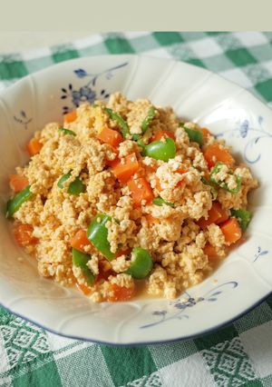 ビックリ美味しい！洋風炒り豆腐-レシピのメイン写真
