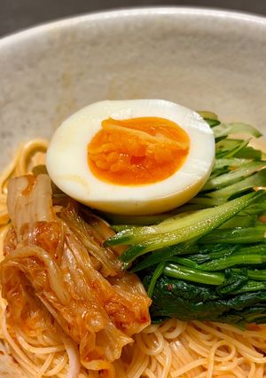 素麺でビビン麺-レシピのメイン写真
