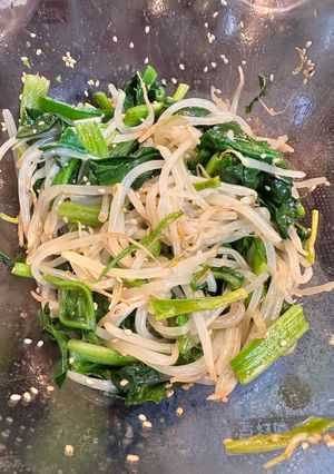 もやしほうれん草レンチン-レシピのメイン写真