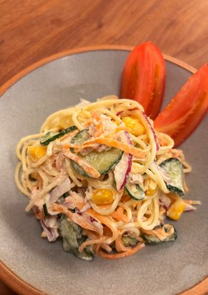 ツナのスパゲティサラダ-レシピのメイン写真